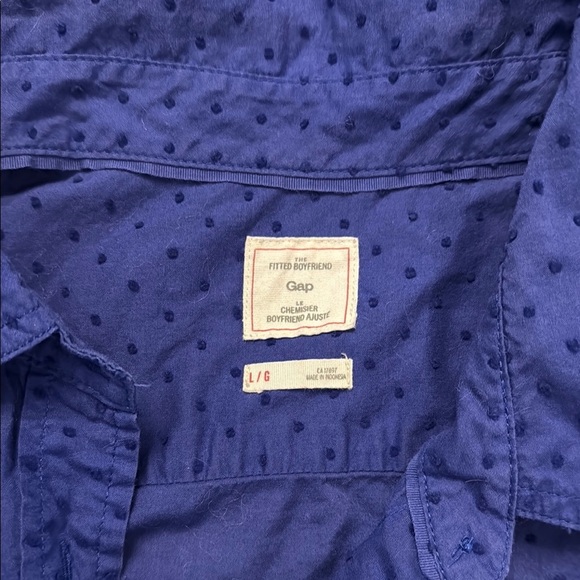 GAP The fitted Boyfriend shirt cotton - Picture 2 of 5